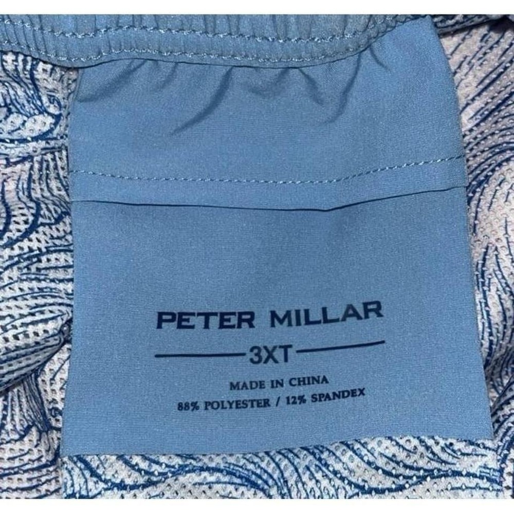 Peter Millar Pink Patterned Men's Swim Trunks - Picture 6 of 6